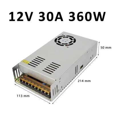 12V LED Power Supply Transformer AC 110V-220V LED Driver Adapter Lighting Transformers DC12V