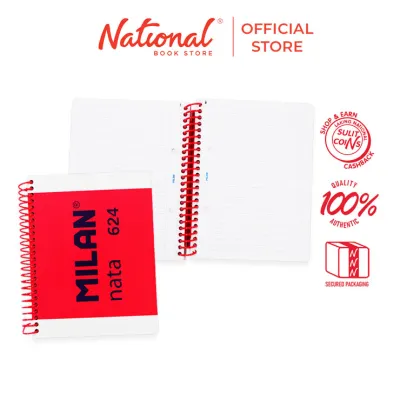 Milan Spiral Notebook Hard Cover A5 80 sheets Pink
