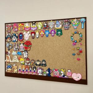 Felt Board Perler Beads Storage Display Photo Wall Background Board Hanging Living Room Display Wall Felt Edition Wall Stickers