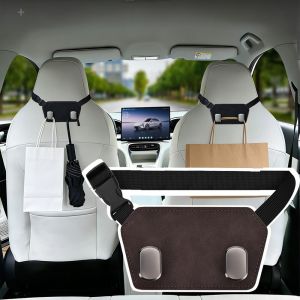 SINGLE Wear-Resistant Car Headrest Hook High Load-Bearing Double Hook Seat Back Organizer Universal Space-Saving Car Backseat Hanger Car Rear Seat