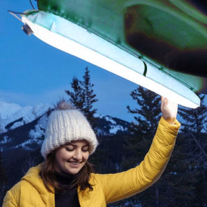 Inflatable Camping Lantern Tent Light Foldable Portable Camping Lights LED USB Powered Work Light Emergency Lamps for Outdoor Tra
