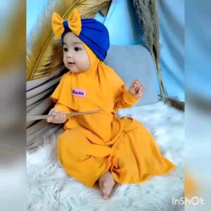 Baju Gamis Polos Pakaian Anak Bayi ZHAVIRA Bahan Jersey Premium Murah Bisa COD