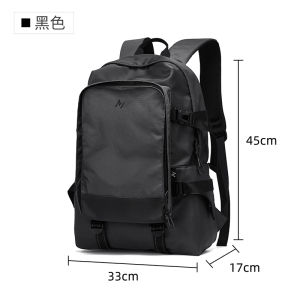 MOYYI Waterproof Travel Backpack Men 16" Laptop Compartment Multi Pockect Oxford Outdoor Back pack for Hiking Casual Office Travelling