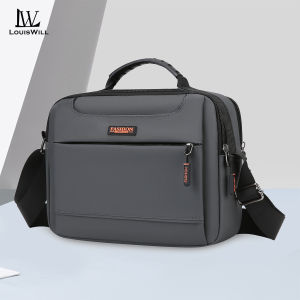 LouisWill Mens Shoulder Bag Waterproof Messenger Bag Fashion Travel Bag Handbag Business Bag Phone Bag Large Capacity Cross Body Bag Lightweight Casual Bag Leisure Sport Street Bag