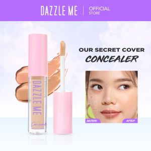 DAZZLE ME Our Secret Cover Conceal Concealer Mudah di Blend & Tahan Lama Matte 4 Colors Natural High Coverage - Melembapkan Kulit
