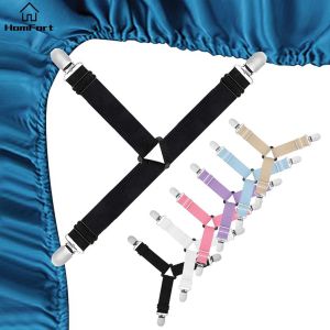 Klip Cadar Tilam Bed Corner Holder Sheet Fasteners Mattress Cover Clips - Elastic Strap Adjustable (1Pc/3 Clips)