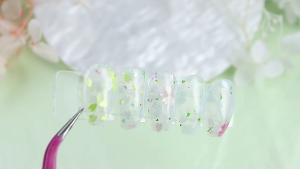 Cherry Blossom Nail Art Sequins Flowers Nail Glitter Sequins Decals Flower Petals Paillettes for DIY Nail Decoration