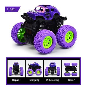 Mumystation Mobil anak / Monster Zap Mainan Mobil Jip Off Road 4 Drive Inertial Bigfoot-4 Color