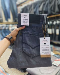 Celana Panjang Pria F4FO Jeans - Celana Pria Reguler Non Strecht - Celana Jeans Pria Garment Reguler - Celana Denim Pria Slim Straight Kasual - Celana Panjang Jeans Pria Kekinian Terlaris
