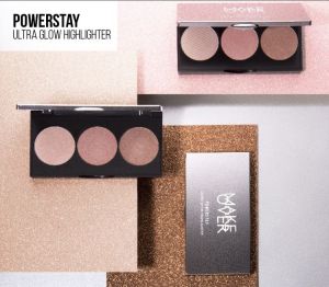 Make Over Powerstay Ultra Glow Highlighter 3 x 3.5gr / gliter wajah / highlighter isi 3