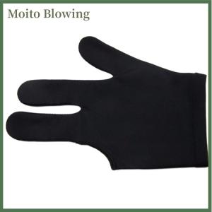 Moito Găng tay chơi bi-a bằng nylon 3 ngón chuyên nghiệp Găng tay chơi bi-a bi-a