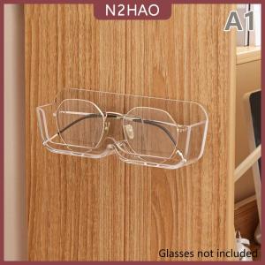 N2HAO  1Pcs Kính mắt tổ chức giá treo tường kính mặt trời hiển thị chủ tủ quần áo trang trí hộp lưu trữ Kính mát tổ chức