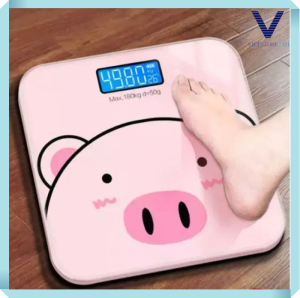 (TẶNG KÈM PIN)LOẠI TỐT - CÂN ĐIỆN TỬ HÌNH HEO+HÌNH THÚ CHỊU LỰC ĐẾN 180KG - CÂN CHUẨN - CHÍNH XÁC 100% - CÂN ĐIỆN TỬ THEO DÕI SỨC KHỎE