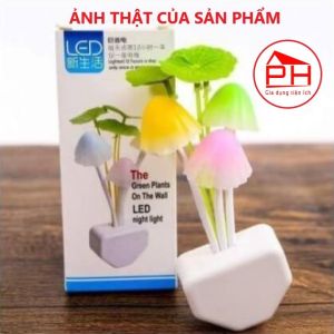 Đèn ngủ hình nấm cảm biến ánh sáng đèn led cảm ứng thiết kế thông minh tiết kiệm điện - Gia dụng Phước Hòa