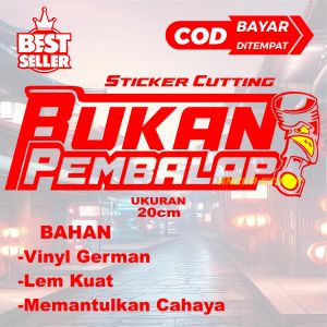 New Stiker Bukan Pembalap Sticker Viral Terbaru