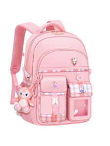 Waterproof New Lightweight Backpack For Primary School Girls And Children Large Capacity Spinal Protection Backpack For Girls