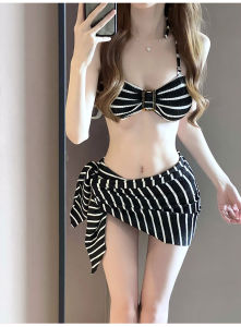 ชุดบิกินี่มีชุดว่ายน้ำปกปิดสำหรับผู้หญิง3ชิ้นชุดชายหาดเซ็กซี่บุนวมเสื้อผ้าแฟชั่น2025ดีไซน์ใหม่ U Gonna S