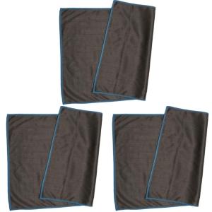 3Pcs High Performances Carbon Fiber Cleaning Cloth Super Absorbent For No Oil Residues Wiping In Homes And Vehicles