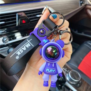 ALENADAY - Gantungan Kunci Serbaguna untuk motor mobil Tas karakter Boneka Astronot Lucu  KEY05