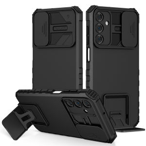 For Samsung Galaxy A55 Case Slide Camera Lens Protect Armor Phone Case For Sumsung A55 A 55 GalaxyA55 5G Stand Holder Back Cover