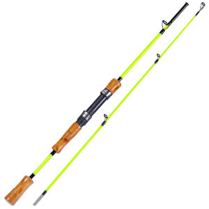 Sougayilang Joran Pancing 2 Bagian 1.65M 3mm Putar Perjalanan Portabel