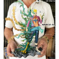 Mô hình nhân vật Marco Phoenix đội trưởng đội 1 băng râu trắng figure one piece phượng hoàng marco Lai dáng đứng. 