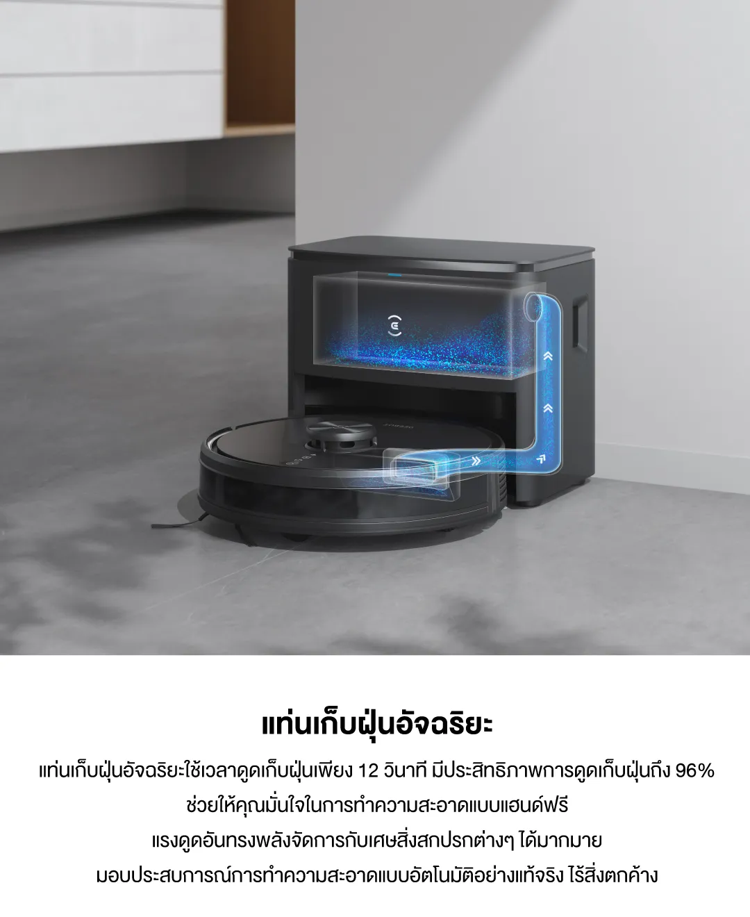 ECOVACS YEEDI Y1 PRO SERIES หุ่นยนต์ดูดฝุ่น ถูพื้น อัจฉริยะ - Smart Robotic Vacuum and Mop Cleaner