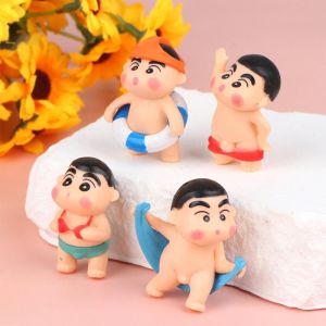 YOUSHI TOP Kids Anime Birthday Crayon Shin-chan Childrens For Children Mini Swimsuit Figurine Cosplay Ornament Crayon Shin-Chan Anime Figures Crayon Action Figure