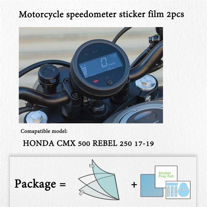 Speedometer Film for HONDA CMX500 Rebel CMX 500 20172019 Motorcycle Dashboard Protect Film