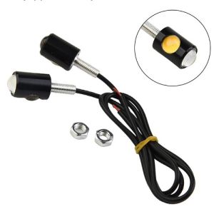 Bộ 2 Bóng Đèn LED 12V - 2 Góc Ánh Sáng Màu Hổ Phách Đèn Hậu Đèn Phanh Đèn Sương Mù Chiếu Biển Số Xe Máy Đèn Xi Nhan Siêu Sáng Cho Ô Tô