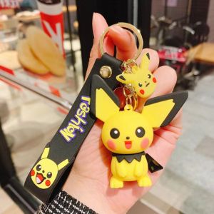 (SG Seller) (SG Seller) Pokemon Keychain Anime Figures Pikachu Cartoon Key Chain Charmander Psyduck Fashion Bag Keyring Pendant Accessories Toy Kids Gift