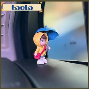 gaoba Dễ thương ô vài xe trang trí nội thất hành động con số tự động Gương Chiếu Hậu Bảng điều khiển đồ trang trí cho phụ kiện xe hơi