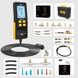 【 High precision 】 AUTOOL PT630 Fuel Pressure Gauge Automotive Engine Fuel System Fault Detector/Digital Measurement System Supports psi Bar Kg/c ㎡ Units