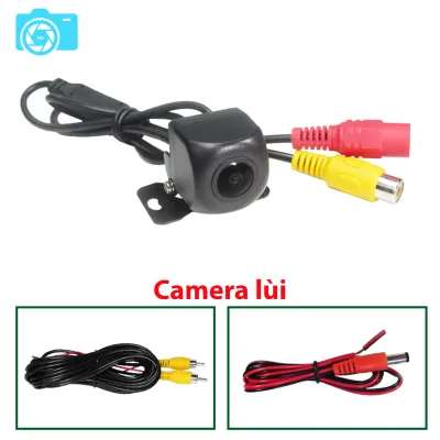 Camera lùi cho xe o to không led độ phân giải 720P chân AV chống nước độ nhạy sáng cao quay đêm như camera hồng ngoại