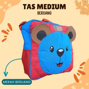 Tas Bayi Sedang Multifungsi Model Beruang