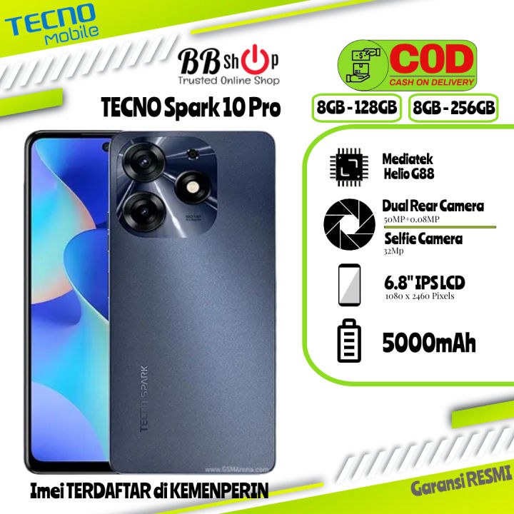 Jual Tecno Pova 5 Pro 5G 8/256 GB, Dimensity 6080, NFC