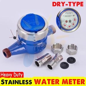 High Quality Dry Type Stainless Steel Water Meter | For Home/Apartment/Commercial Use