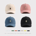 Plum Color R-Style Baseball Unisex Summer Trendy Korean Style Hip Hop Hat for Men and Women Fashion Cap. 
