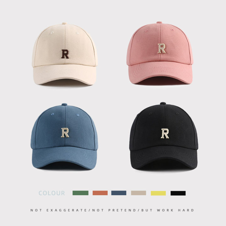 Plum%20Color%20R-Style%20Baseball%20Unisex%20Summer%20Trendy%20Korean%20Style%20Hip%20Hop%20Hat%20for%20Men%20and%20Women%20Fashion%20Cap%20-%20Image%202