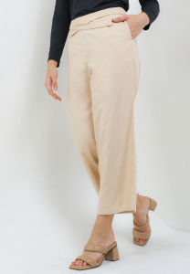 MFMW Winkleman Celana Panjang Kulot Cream