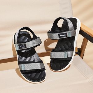 Giày Sandal Nam MWC 7080 - Sandal Nam Chất Liệu Quai Dù Dán Êm Mềm Chắc Chắn