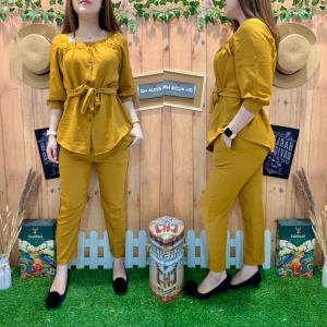 GHAUDENS-SETELAN PEPLUM BUTTON BTS 3017