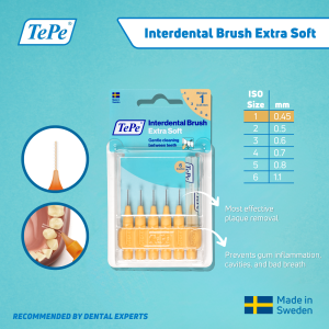 TePe Interdental Brush Extra Soft 6s - Blue 0.6 mm