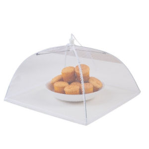 ฝาครอบอาหารพับได้ Pop Up Food Net Cover Kitchen Dish Cover Portable Fly Cover