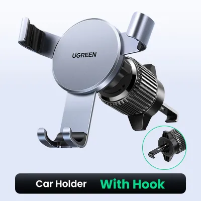 UGREEN Car Vent Phone Mount Gravity Phone Holder Hands-Free Car Air Vent Mount Auto Lock for iPhone 15 14 13 Pro Max iPhone 15 14 Plus Galaxy S22 S9 S10 Realme Phone Holder