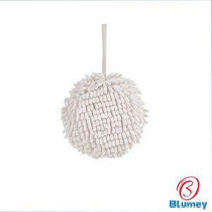 Blumey ผ้าเช็ดมือ ผ้าไมโครไฟเบอร์ แบบตัวหนอน นุ่มดูดซับน้ำได้ดี ผ้าเช็ดมือทรงกลม towels