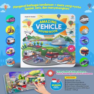 buku soundbook amazing wild animals sound book suara bunyi edukasi anak bersuara hewan ziyadbooks official