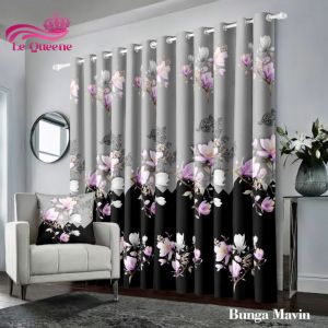 {PAKET HEMAT 4 PCS} GORDEN SMOKRING 12 RING UKURAN 220 x 115 CM BISA UNTUK JENDELA DAN PINTU