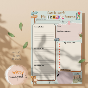 DAILY PLANNER WITTY NOTEPAD