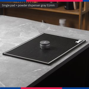 BINCOO Coffee Bar Storage Mat Filter Pad Italian Coffee Utensils Pressed Powder Cloth Pad Thickened Foldable